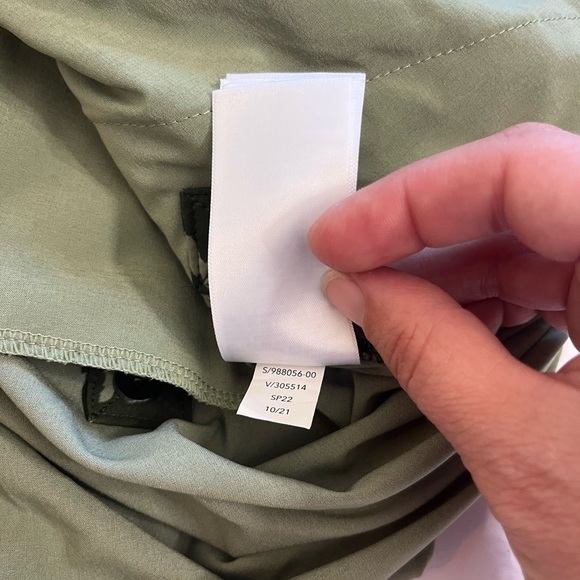 Athleta Vienna Cargo Skort Size 10 Eucalyptus Olive Green - Picture 7 of 9
